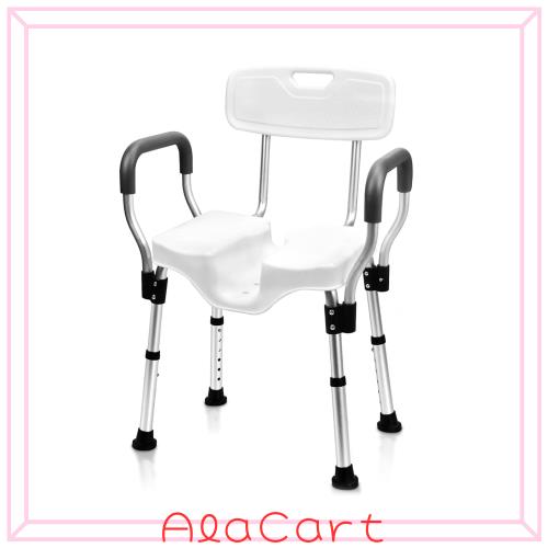 Sangohe(サンゴヘ) シャワーチェア - インサイドシャワー用シャワーチェア - U字型シート ヘビーデューティーシャワーチェア - ハンディ