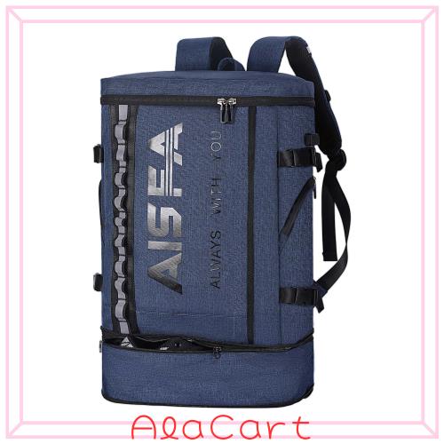 [AISFA] リュック メンズ 登山 リュックサック スクエア バックパック 大容量 防水 17インチ PC ビジネスリュック ラップトップバック US