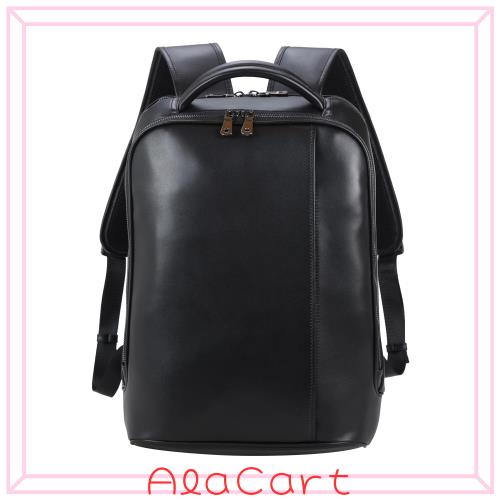 [Masa Kawa] 雅革 リュック メンズ 本革 ビジネスリュック レザー 防水 YKKファスナー ラップトップバッグ 15.6インチパソコン対応 大容