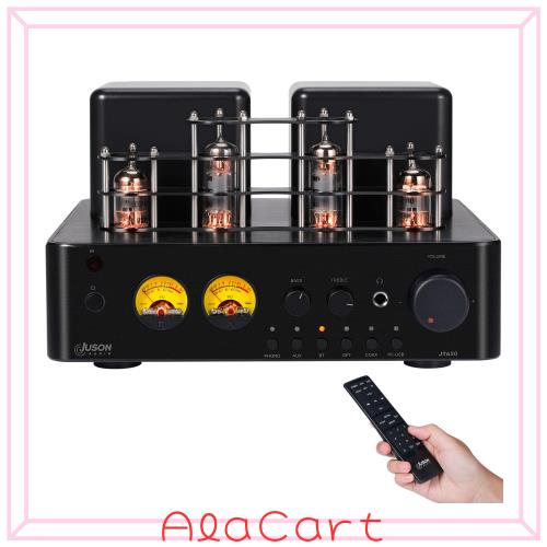 Juson Audio JTA50 真空管ぞうふくき チューブアンプエントリーレベルの高忠実度増幅器、BT 5.0、リモコン、AUX、COAX、蓄音機、USB入力