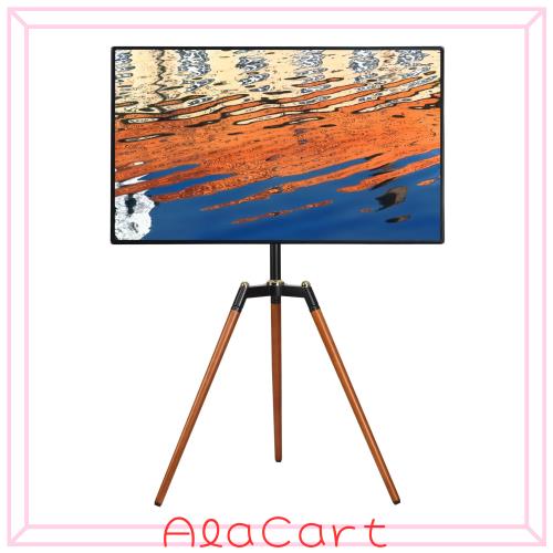 Fydeamer イーゼル テレビスタンド 三脚TVスタンド 32-65インチ対応 コーナー 自立型 VESA規格 高さ無段階調節 テレビマウント 耐荷重32K