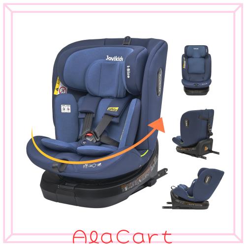 Jovikids チャイルドシート ISOFIX、 0か月~12歳頃 360°回転式 i-Size