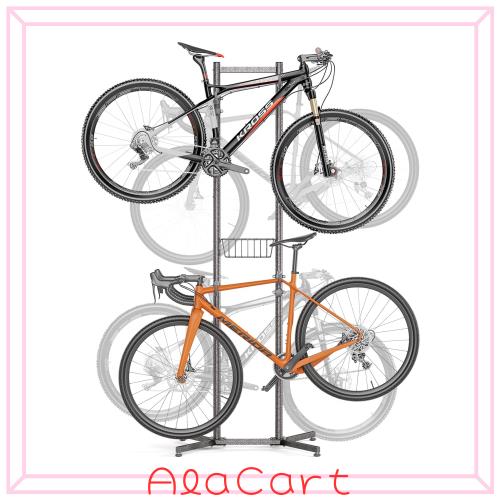 CXWXC 自転車 スタンド 室内 1台 / 2台 / 3台 / 4台 省スペース 横置き 倒れない ディスプレイスタンド (TY-GJ001-B8)