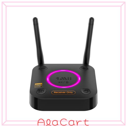 1Mii LDAC Hi-Res Audio Bluetooth 5.2 レシーバー、オーディオマニア向け DAC 搭載 HiFi Bluetooth オーディオ 受信機 aptX HD ＆ 低遅延