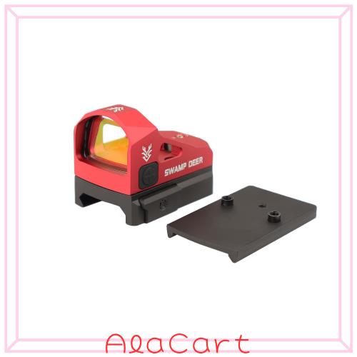 SWAMP DEER OPTICS HD1x24 Mini ドットサイト ダットサイト 1500gまでの耐衝撃性能オープンドットサイト 20mmレール対応照準器(RD)