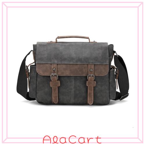 [maruno] ショルダーバッグ 大容量 メンズ 斜めがけ a4対応 メッセンジャーバッグ 防水 肩がけバッグ カバン PU 人気 通勤 通学 旅行 ア