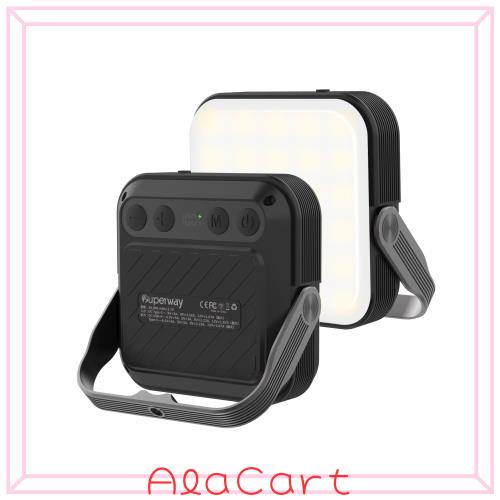 SUPERWAY 20000mAh led ランタンQC 3.0/22.5W 2024新登場 1600ルーメン 四色切替 昼光色 昼白色 電球色 赤色点灯 SOS IP65 防水 アウトド