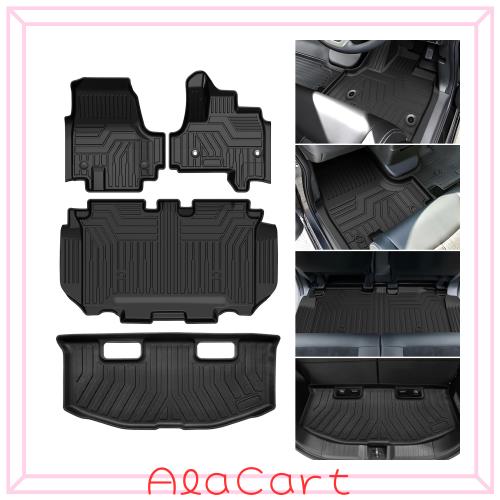 Jiooy ホンダ 新型 N-BOX JF5 JF6 JOY フロアマット+セカンドマット+