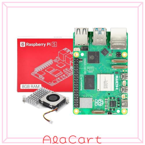 Raspberry Pi 5 ラズベリーパイ5 RAM 8GB 技適対応品/アクティブクーラー