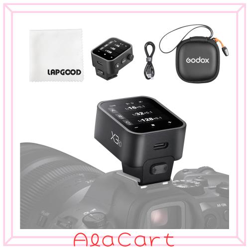 Godox X3-C Canon用 OLEDタッチスクリーン 2.4GHz ワイヤレスフラッシュトリガー グレー