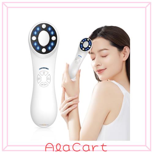 美顔器 リフトアップ EMS RF美顔器 1台多役 イオン導出 イオン導入 3光LED搭載 6種類モード 4段階レベル 毛穴汚れとり イオン美顔器 温感の通販は