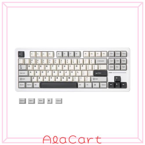 YUNZII YZ87 ガスケット搭載 メカニカルキーボード TKL ワイヤレスホットスワッパ ゲーミングキーボード 4層パッド BT5.0/2.4G/USB-C NKR