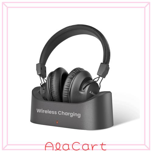 Avantree Audition 3 - Bluetooth 5.3 ワイヤレス ヘッドホン Bluetoothテレビ対応 充電ドック付 最大50時間再生 aptX Adaptive対応 オー