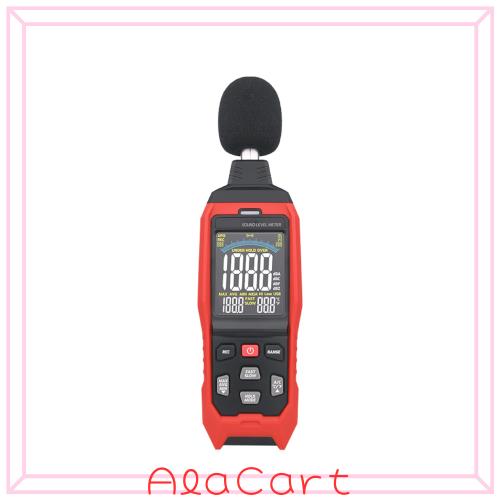 HFS(R) デジタル騒音計 測定レンジ30dB〜70dB/60dB〜90dB/80dB〜110dB/100dB〜130dB 高精度 LCD表示 特性/A/C/Z切替 音量測定 騒音レベル測定