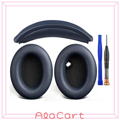 SOULWIT イヤーパッド + ヘッドバンド セット Sony WH-1000XM4 (WH1000XM4) Over-Ear 用 ヘッドセット 交換 キット ヘッドホン 替え パッ