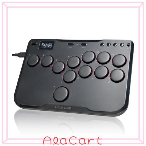 Haute42 レバーレス アケコン レバーレスコントローラー 12ボタン for PC/Switch/PS4 PS3 アケコン レバーレス ボタンの入れ替え ロックの通販は