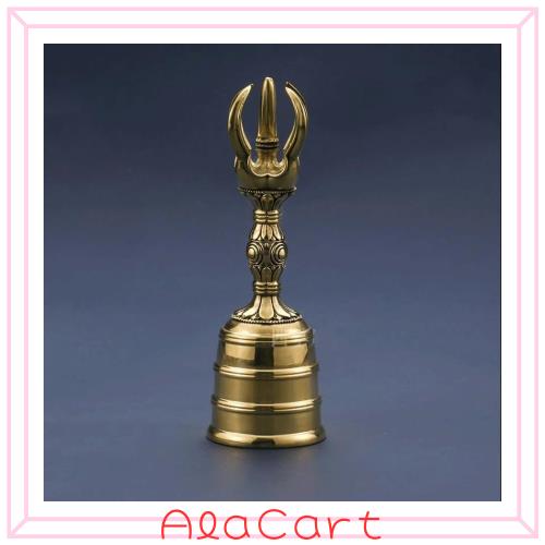 金剛鈴 小型 高さ11cm×口径3.7cm 密教で使われる仏具 密教法具 前具 寺院仏具