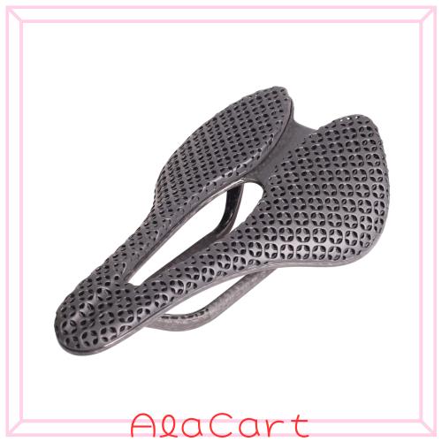 3D プリント フル カーボンサドル - 長距離サイクリングの負担を軽減するアダプティブ自転車シート - BMX MTB＆グラベルバイク対応 (X12)