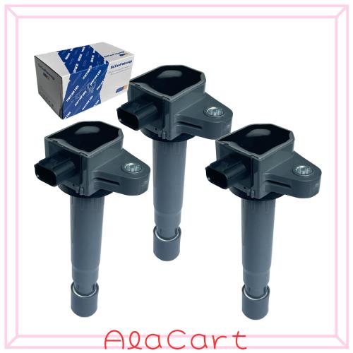 GzYcsFocusqp【3本セット】イグニッションコイル 30520-RS8-004 との互換性 ホンダ 用 ゼスト JE1 ライフ JC1 JC2 バモス バモスホビオ H