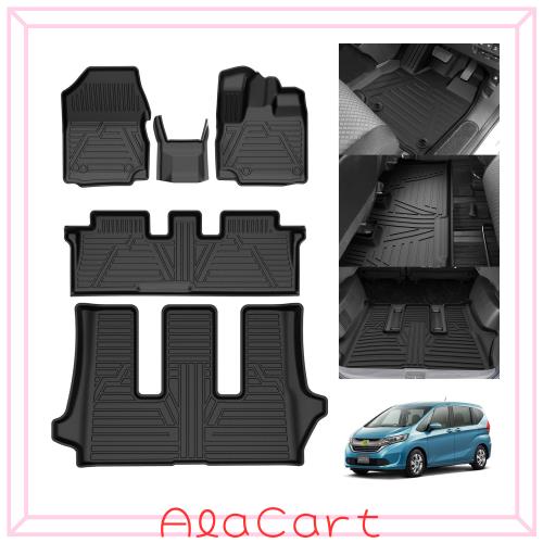 Jiooy ホンダ フリード フロアマット+セカンドマット+ラゲッジマット 5点セット Freed カーマット gb5 ラゲッジトレイ gb6 マット gb7 カの通販は