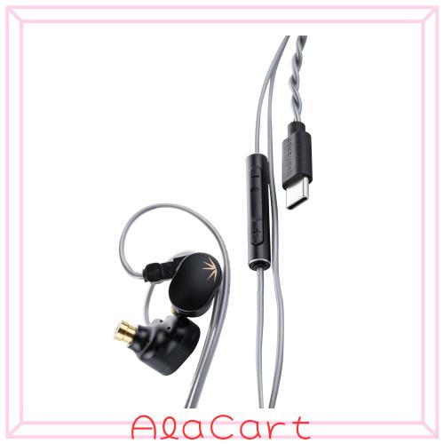 水月雨 MoonDrop CHU II DSP イヤホン HIFIイヤホン USB Type-C カナル型 有線 マイク付き 交換可能リケーブル アルミニウムマグネシウム