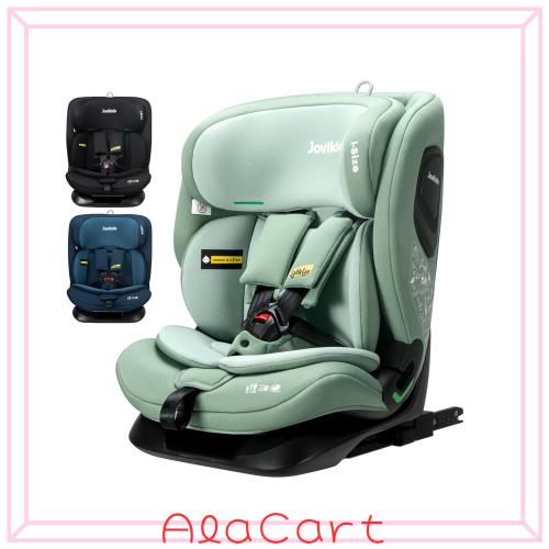 Jovikids チャイルドシート ISOFIX、 i-Size R129適合 76-150cm （15ヶ月〜12歳くら）いジュニアシート、ロングユース、調整可能なライ角