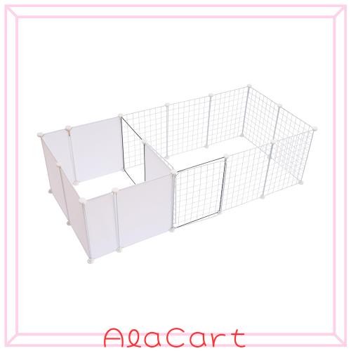 PETTOM ペットフェンス ペットサークル 室内 ペットフェンス ドア付き トイレ付き ジョイント式 多機能 ゲージ 形組み換え 35×45cm パネ 6,030円