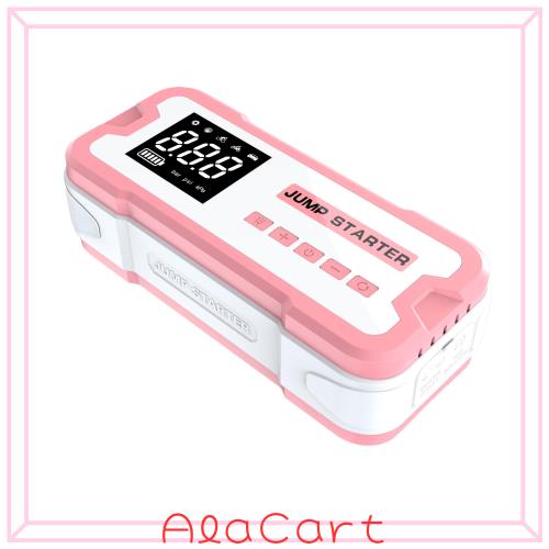 車緊急始動 モバイルバッテリー空気入り一体機ピーク電流4000 A瞬間起動、電動空気入り機150 PSI空のタイヤ全体を4分間で埋める12 V車用