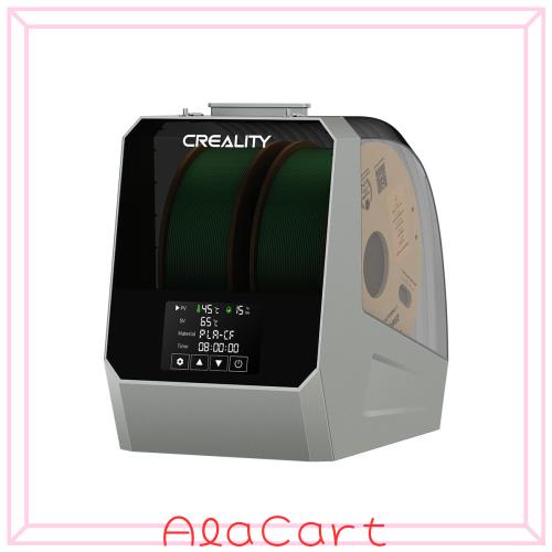 Creality Space Pi PLUS フィラメントドライヤー 2ロール容量 1.75mm/2.85mm フィラメント PLA PETG ABS TPU ASAと互換性があり 45℃ ~70