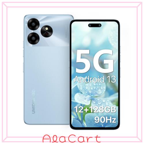 UMIDIGI G6 5G スマホ 本体 SIMフリー 6.57インチ 90Hz 12GB+128GB 1TB拡張 Android 13 スマートフォン 8コア 2.2GHz CPU Dimensity 6100