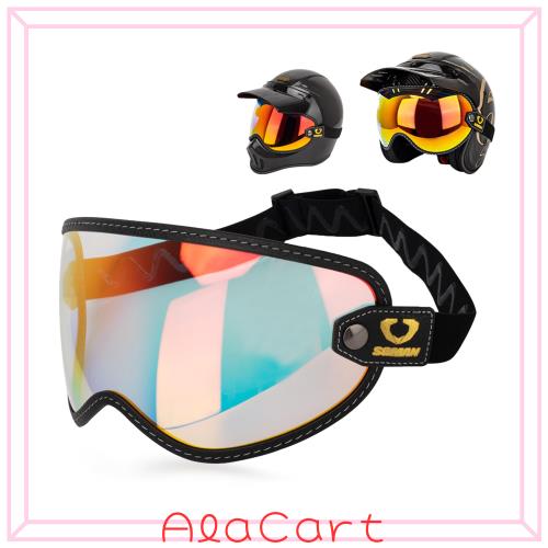 バイク ゴーグル ゴムバンド付きのレトロなゴーグル バイクラージサイズは軽量で持ち運びに便利オフロード ゴーグル 紫外線からの日焼けの通販は 5,882円