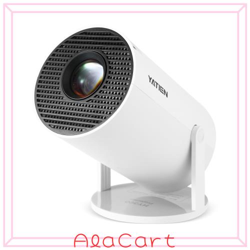 YATIEN ミニプロジェクター ポータブルプロジェクター 映画 ホームシネマ 寝室 学生 寮の部屋 サッカー競技 バスケットボールの試合を見