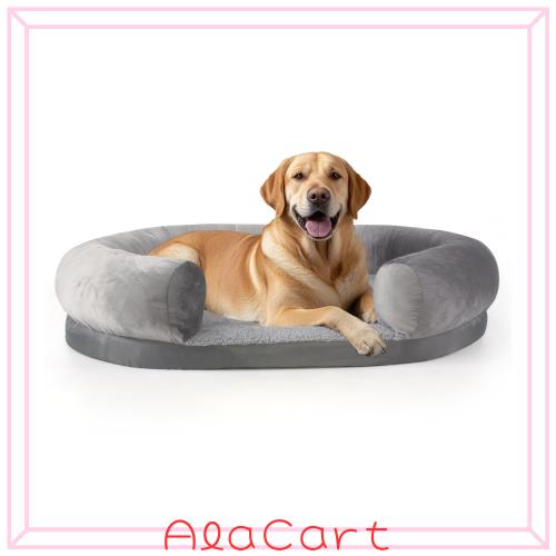 Peto-Raifu ペットクッション 犬ベッド 丸形 ラウンド型 ペットベッド ペットソファーベッド 洗える ふわふわ 枕付き 犬寝床 滑り止め 老