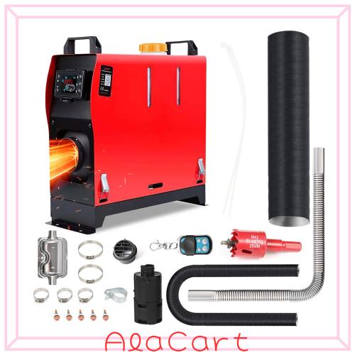 GEARPOWER 12V 24V 8KW ディーゼルヒーター, 車用ヒーター, エアヒーター FFヒーター リモコンとLCDディスプレイ付きパーキングヒーターの通販は