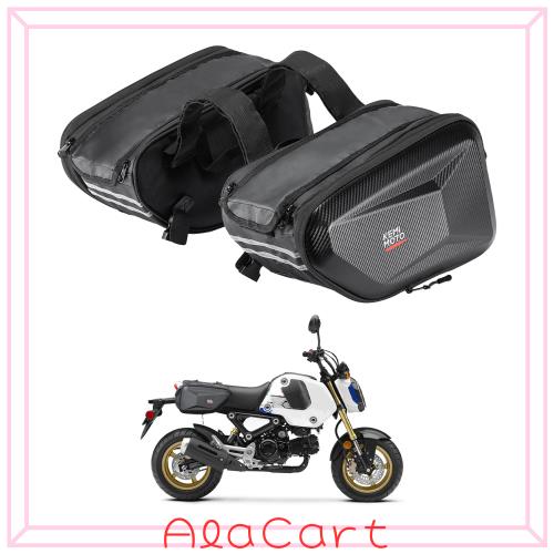 KEMIMOTO サイドバッグ 20L-30L 拡張機能 防水 ブラック KM6719