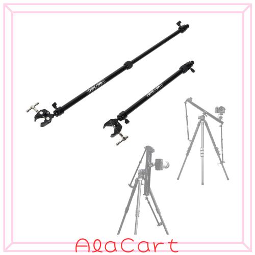 【Accsoon公式ストア】Accsoon Toprig カメラスライダーサポートアーム 2本入り 三脚安定アーム付き 自由調整可能 アルミニウム合金製 カ
