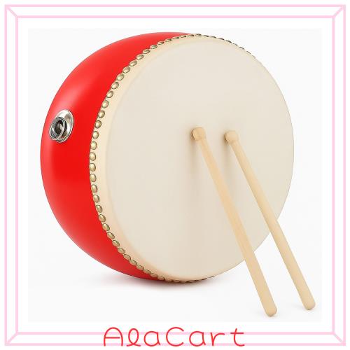 Rxakudedo 太鼓 たいこ 楽器 練習 牛革張り本格的な響き 音楽 パーカッション サイズ 45cm
