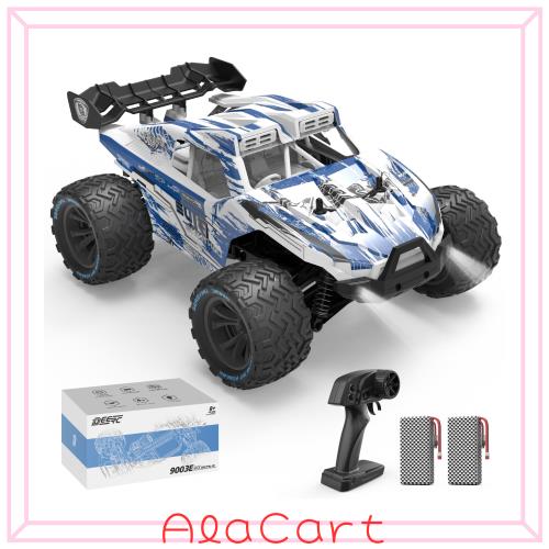 DEERC ラジコン オフロード ラジコンカー 車 おもちゃ リモコンカー 電動RCカー 4WD 高速 32km/h 無段階 1/14スケール全地形対応 2.4GHz
