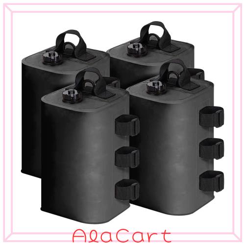 テント 重り 4個セット ウェイトバッグ おもり マルチウェイト 10リットル タープテント用 バンドテープ付き 注水タイプ 屋外 重し袋 ワの通販は 5,389円