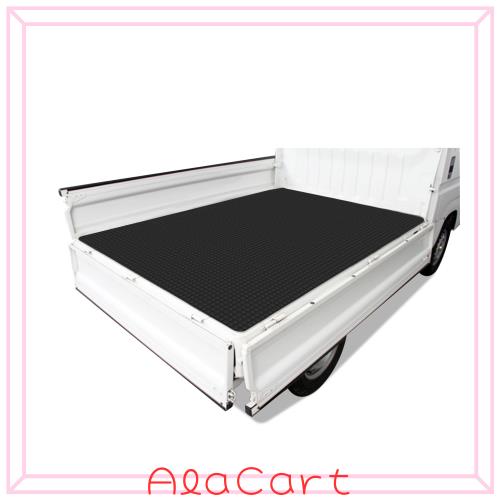 KUKUAN荷台用ゴムマット 軽トラック ゴムマット 荷台マット 厚さ約3mm×1400mm×2000mm 軽トラ用ゴムマット 軽トラマット 滑り止め 屋外