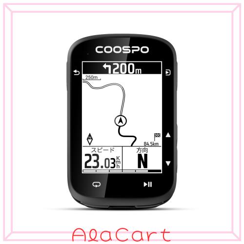 COOSPO CS500 サイクルコンピュータ サイコン GPS搭載 自転車 ナビゲーション ロードバイク用 スピードメーター 速度計 2.6インチ 無線Bl