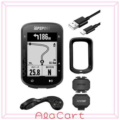iGPSPORT BSC200 サイクルコンピュータ サイコン 自転車 ナビゲーション 2.5インチ ディスプレイ 130種類データ表示 IPX7 防水 Type-C 高の通販は