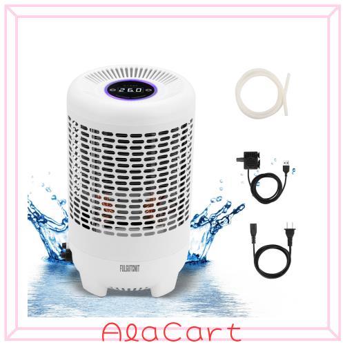 Fulgutonit 水槽 クーラー 小型 冷却/加熱両用 静音 3-35℃温度調節 30L 水槽用 クーラー ペルチェ式 恒温装置 100~110V 水槽水冷却機 暑の通販は 20,667円