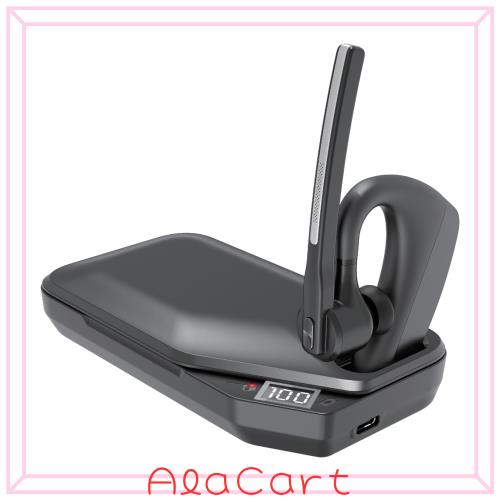 bluetooth ヘッドセット片耳 Conambo bluetooth V5.2 750mAH充電ケース付き 60時間通話可能 ワイヤレスヘッドセット CVC8.0デュアルマイ