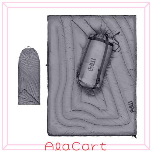 1TG Tactical キャンプ ブランケット 高機能中綿シンサート 柔らかい 防寒 防風 380Tナイロン素材 防水 外着用/寝袋/肩掛け/焚き火 膝掛