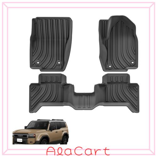 FOR 新型ランドクルーザー250ランクル 250 TRJ250W GDJ250W (2024年〜現在) 車内カーフロアマット TPE フロアマット防水マット 3D 立体フ