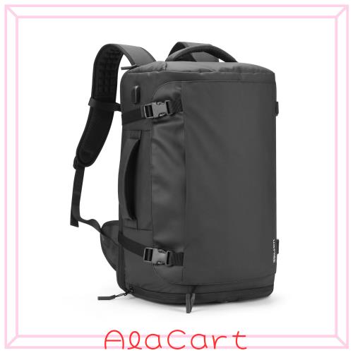 [HOMIEE] ビジネスリュック メンズ 40L 大容量 トラベル バックパック 旅行 撥水 3WAY リュックサック 17.3型パソコン対応 機内持ち込み