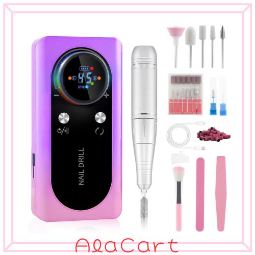 LIARTY【ネイルマシン プロ用】 ネイルマシン ジェルネイル オフ 45000rpm 電動ネイルマシン セット リムーバー ビット ネイルケア ネイの通販は 5,859円