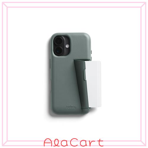 Bellroy Phone Case ？ 3 Card iPhone 16用 レザーのiPhoneケース スマホウォレット - Agave