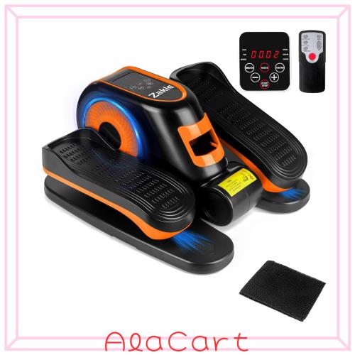 Zakle デスク下 エリプティカルマシン 高齢者向け電動エリプティカルトレーニングマシン リモコン付き 12段階スピードレベル 手動＆自動モ